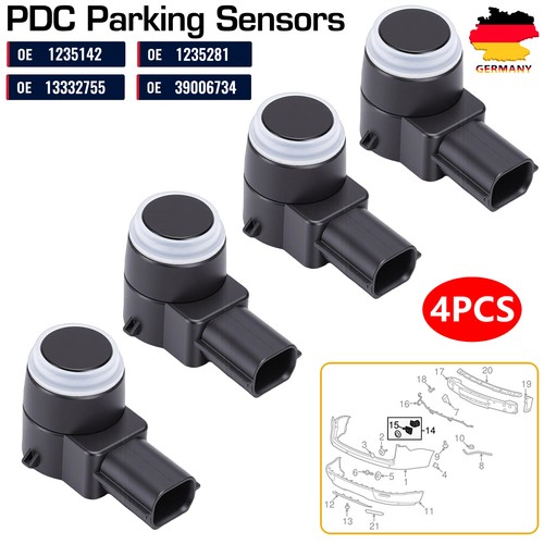 Sensor einparkhilfe - 4x,